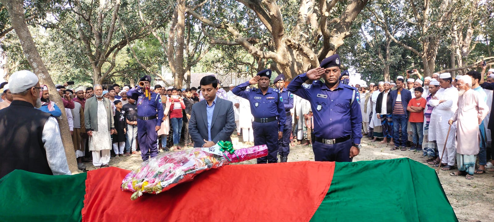 চাঁপাইনবাবগঞ্জে বীর মুক্তিযোদ্ধা লিয়াকত আলীর ইন্তেকাল, রাষ্ট্রীীয় মর্যাদায় দাফন